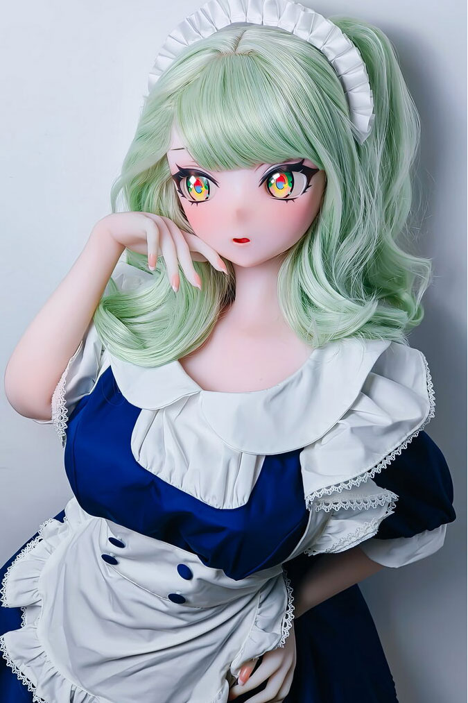 Silikon Sexpuppe Asawa Natsuko | Anime-Liebespuppe im Maid-Cosplay