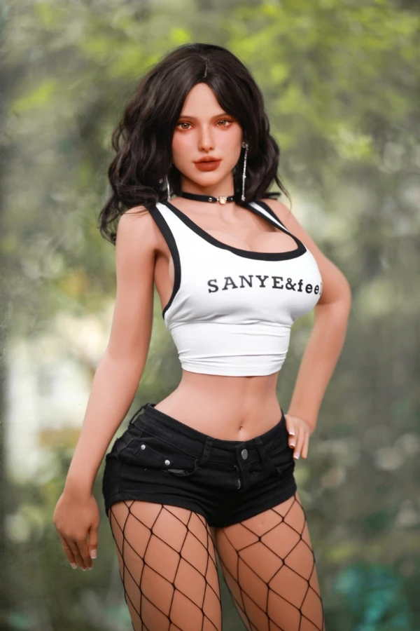 Silikonpuppe mit schlanker Taille und langen Beinen – ideal für Sammler von Liebespuppen