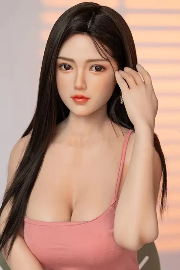 schwarze Haare sexy Chinesische real silikon sexpuppe