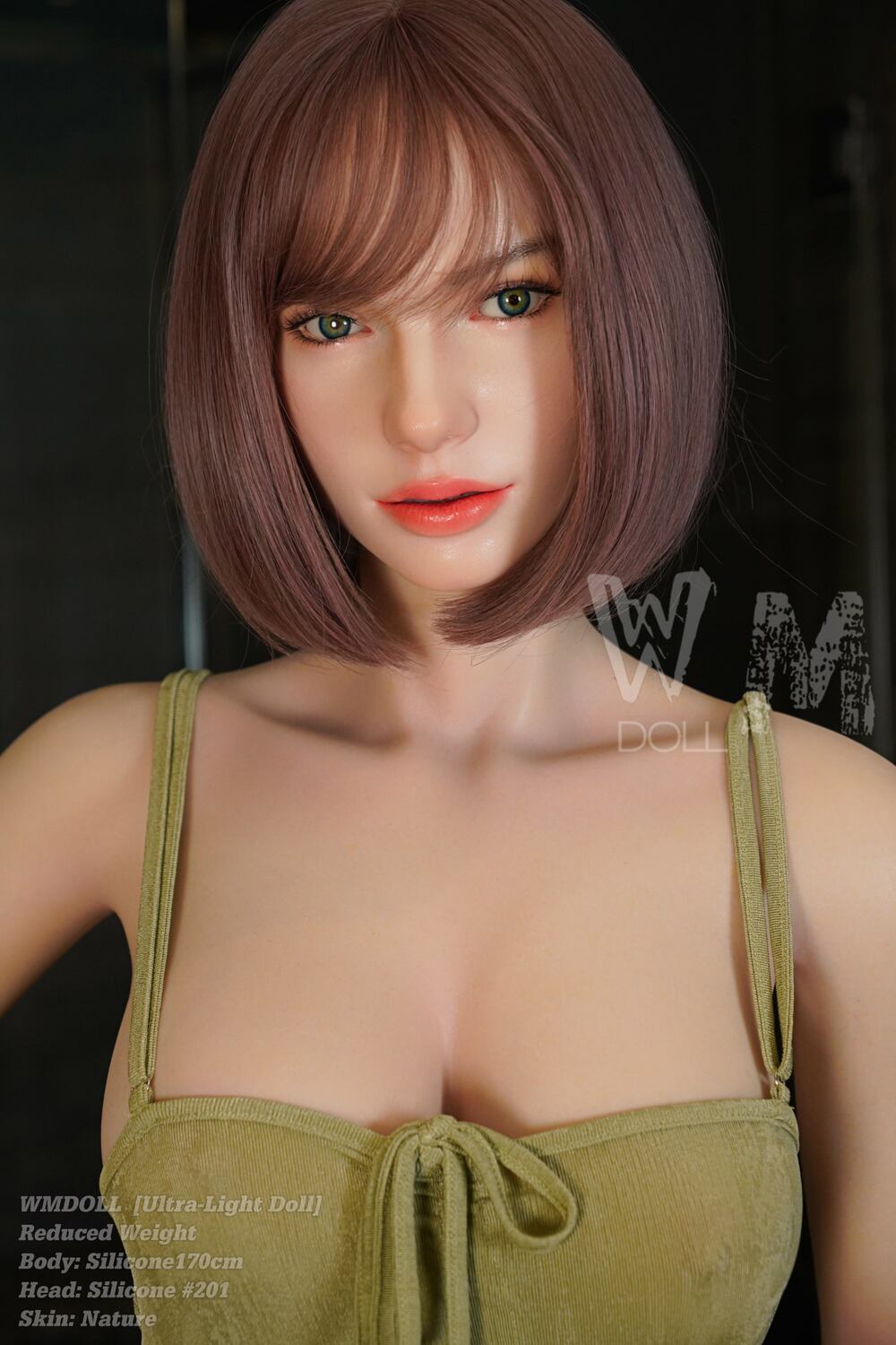Rosébraun junge Premium Lebensechte Love doll