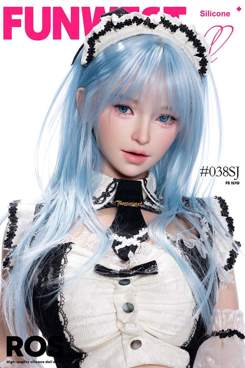 Silikon Liebespuppen Alice | Hellblau Süße Geliebte Real doll
