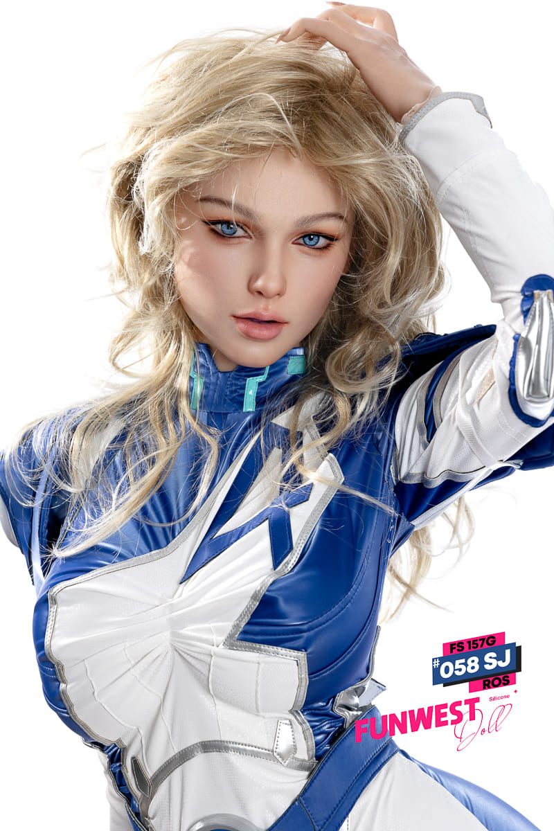 Silikon Sexpuppe Sue Storm | Superheldinnen cosplay Sex doll