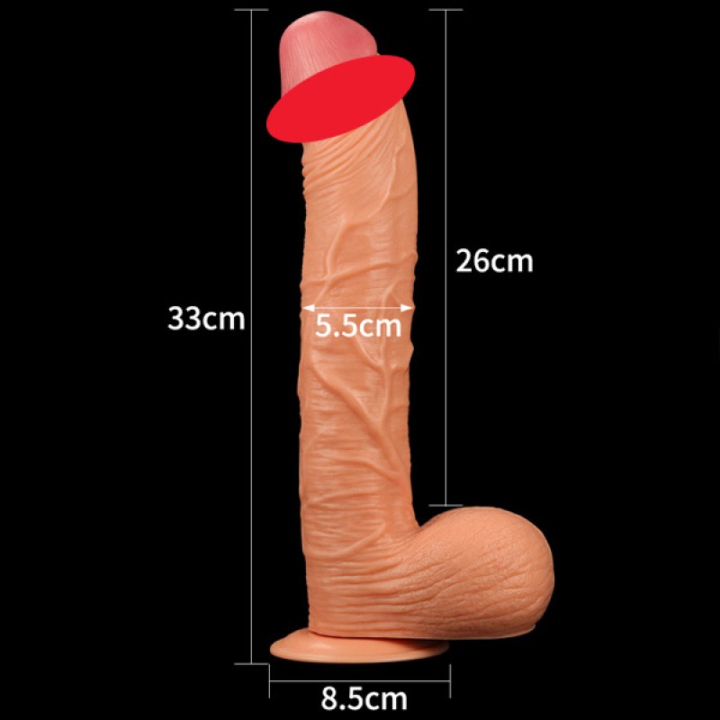 Real XXL Großer Penis Toy mit deutlich fühlbaren Adern