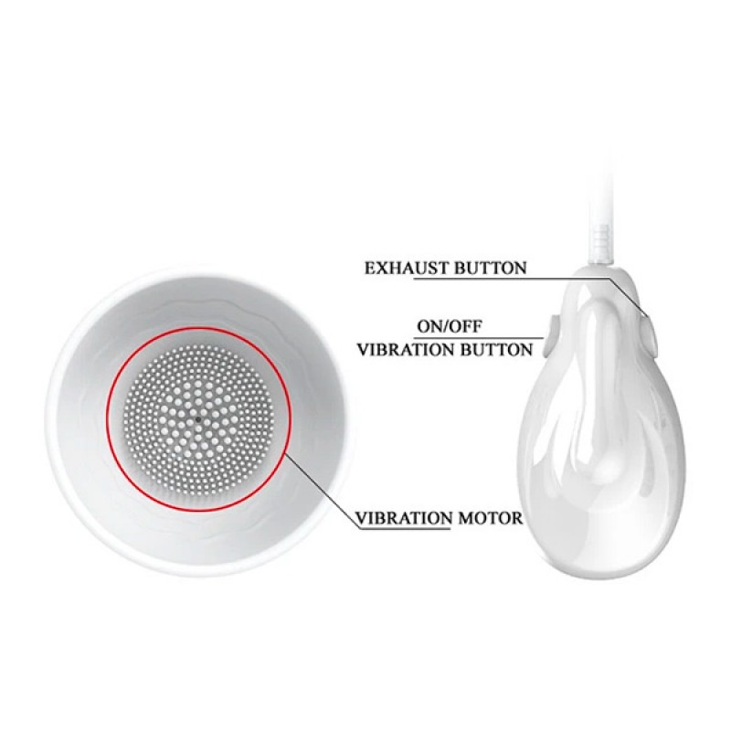 Silikon Vibrations-Brustmassager