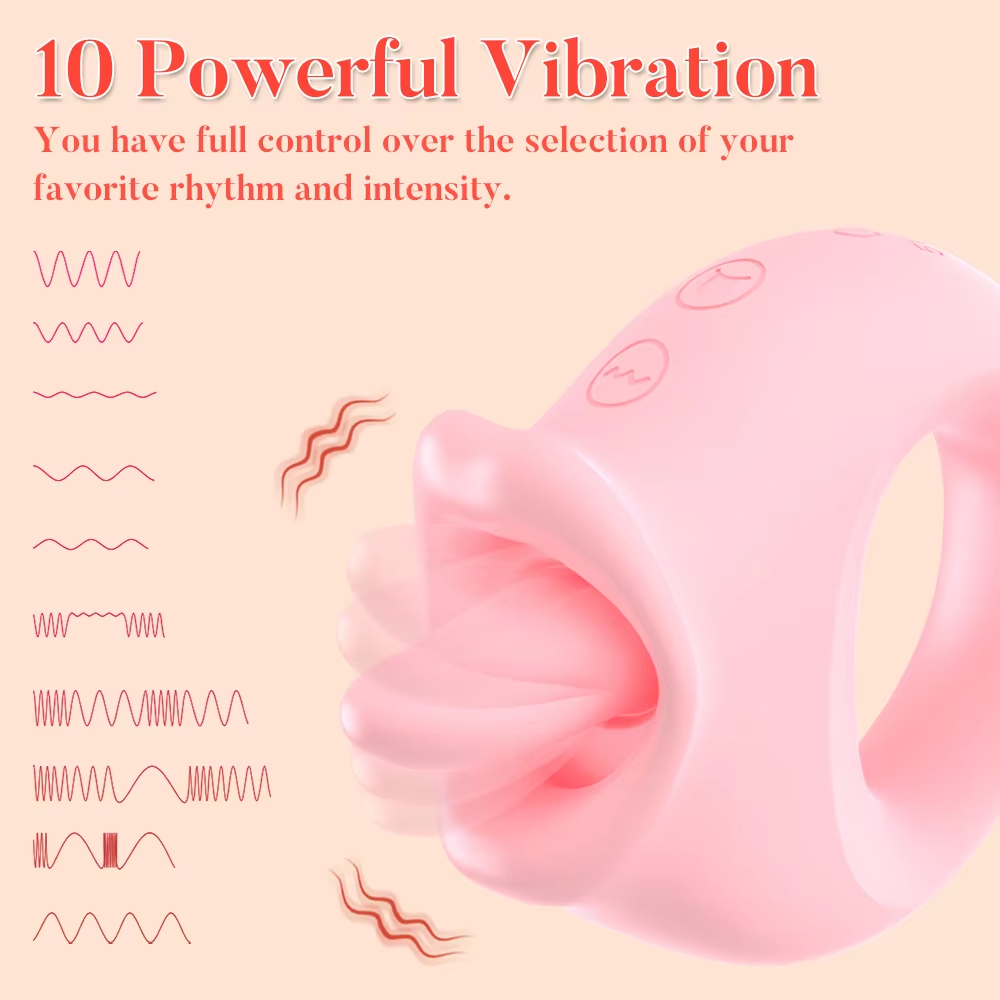 Klitoris & Brustwarzen Stimulator mit 10 Vibrationsmodi