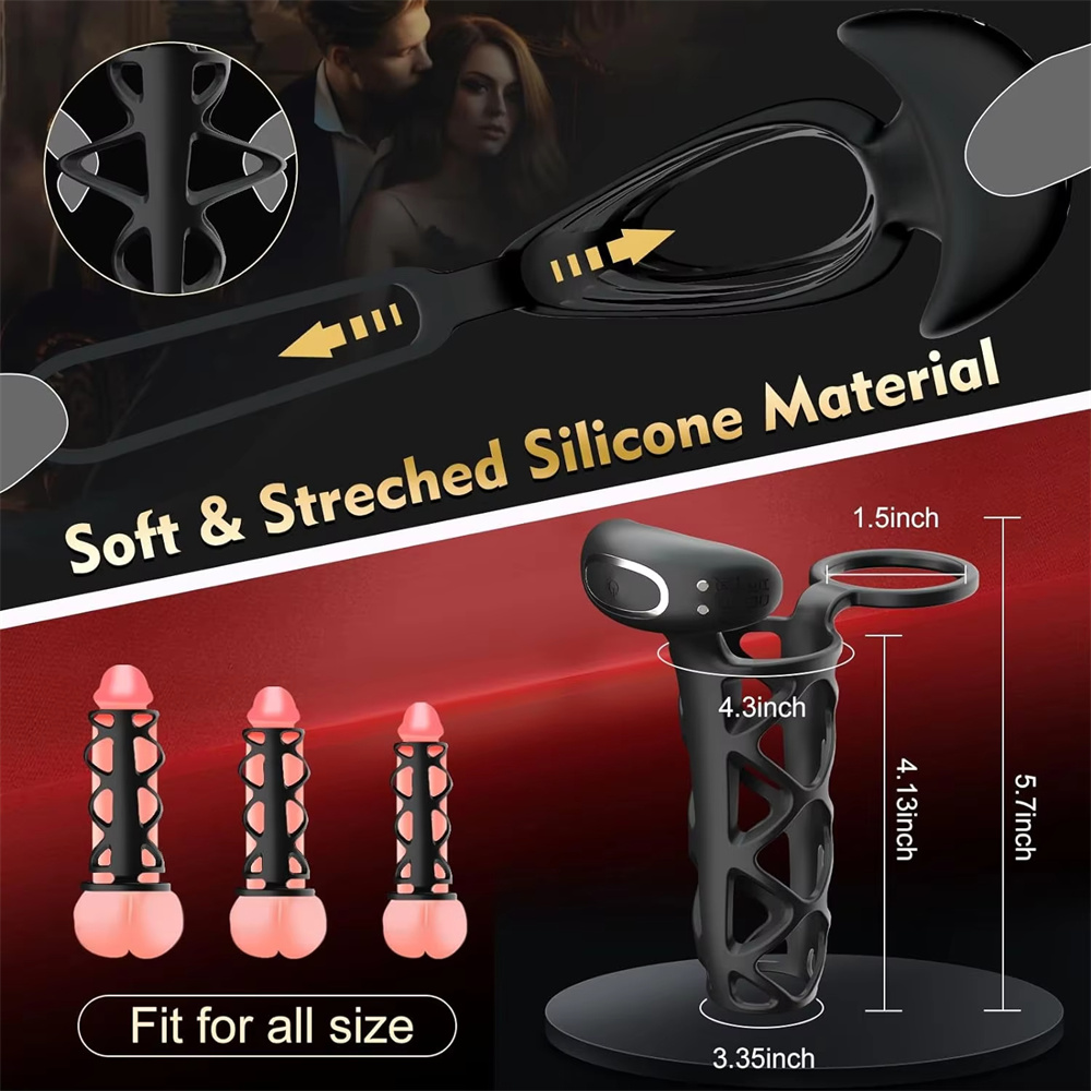 Wasserdichter Silikon Sleeves Sextoy