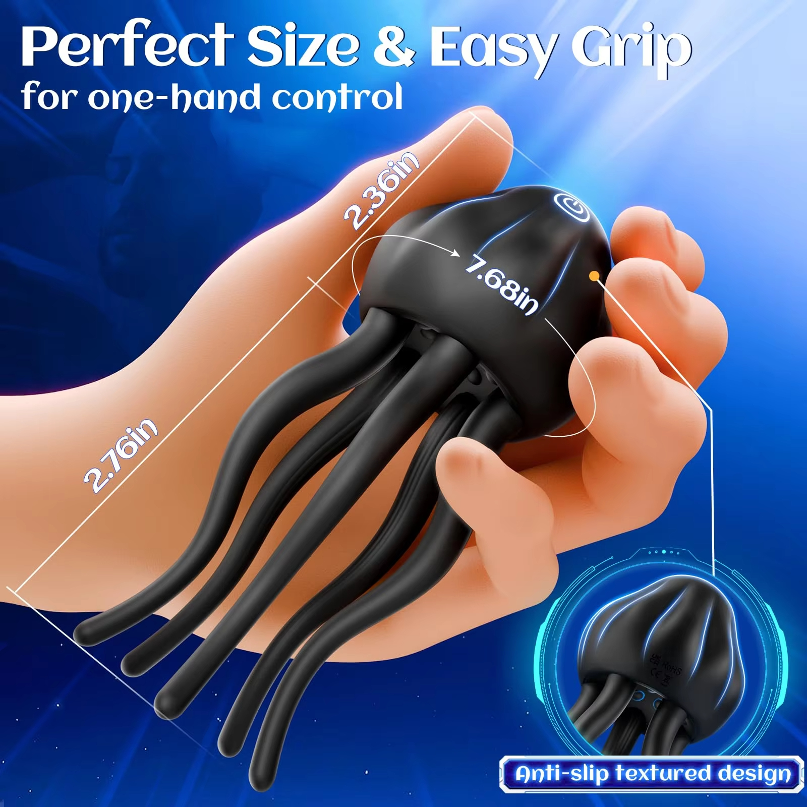 3D Massager im Kopfbereich
