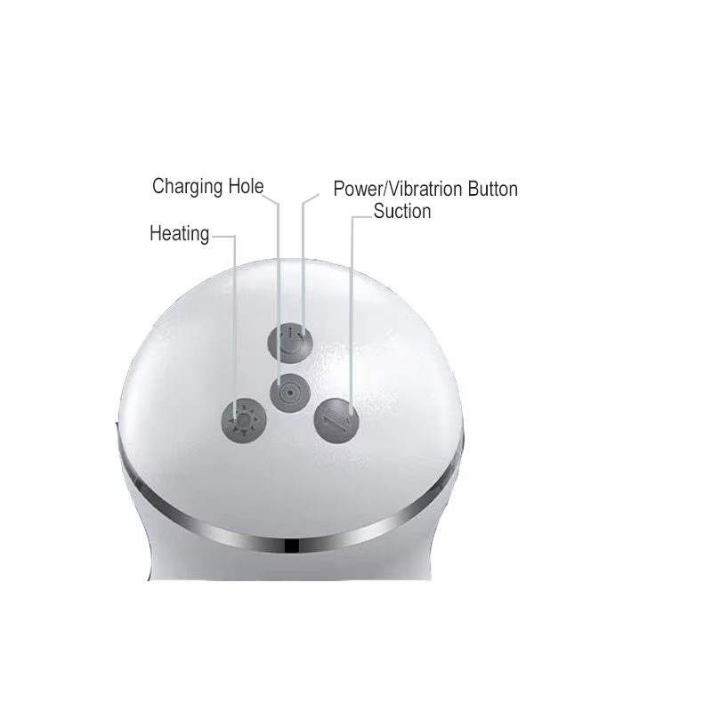Vibrationsmasturbator mit Saugfunktion