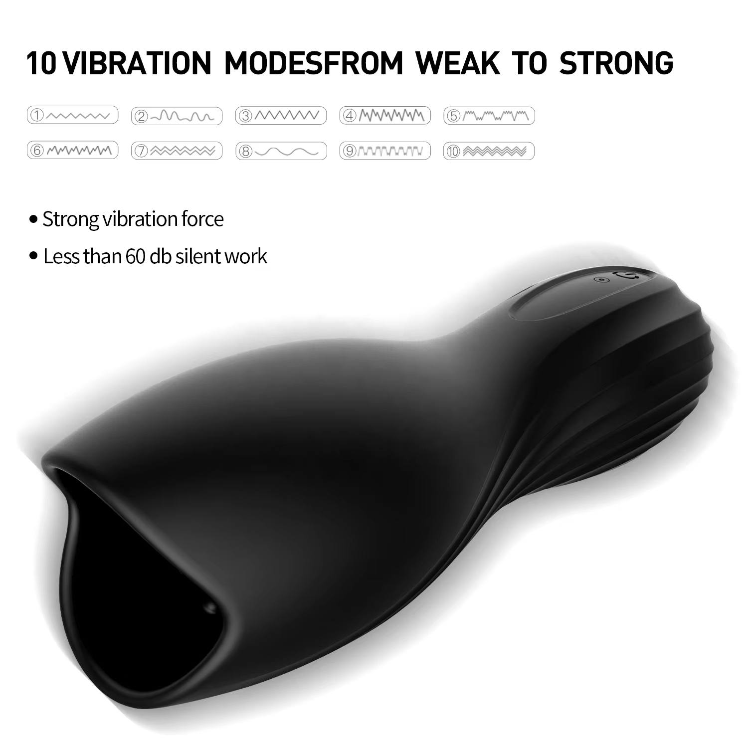 Silikon Vibrator mit 10 Vibrationsmodi