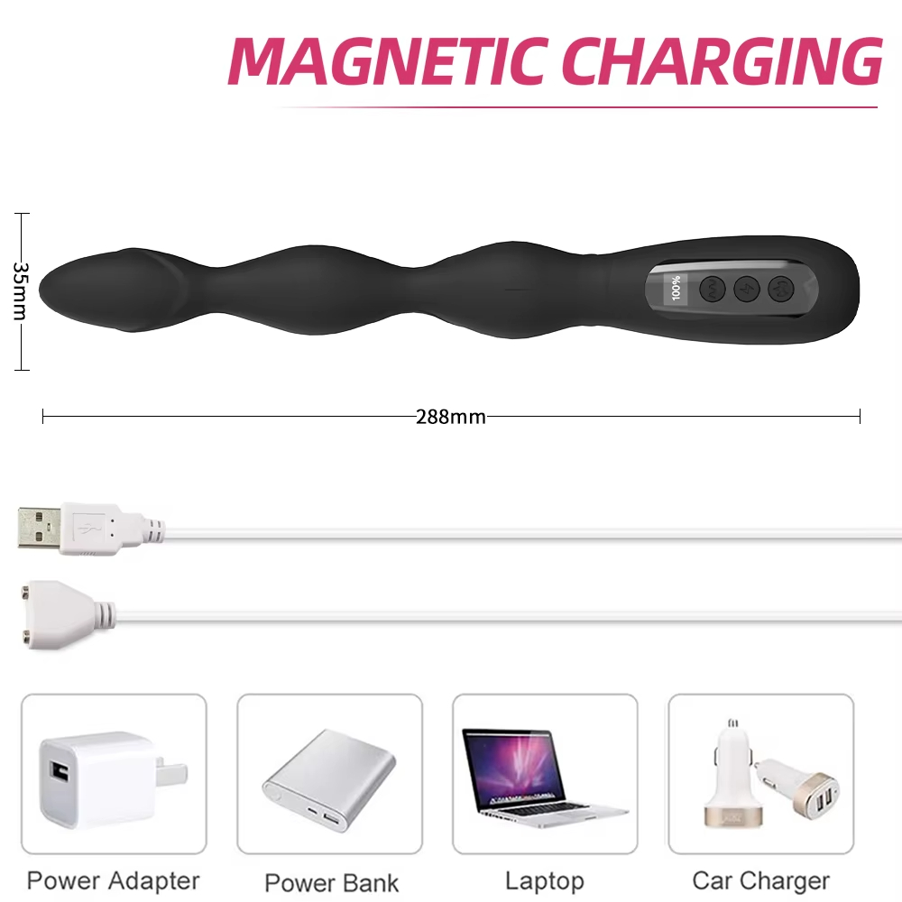 Sextoy mit Magnetische USB-Aufladung