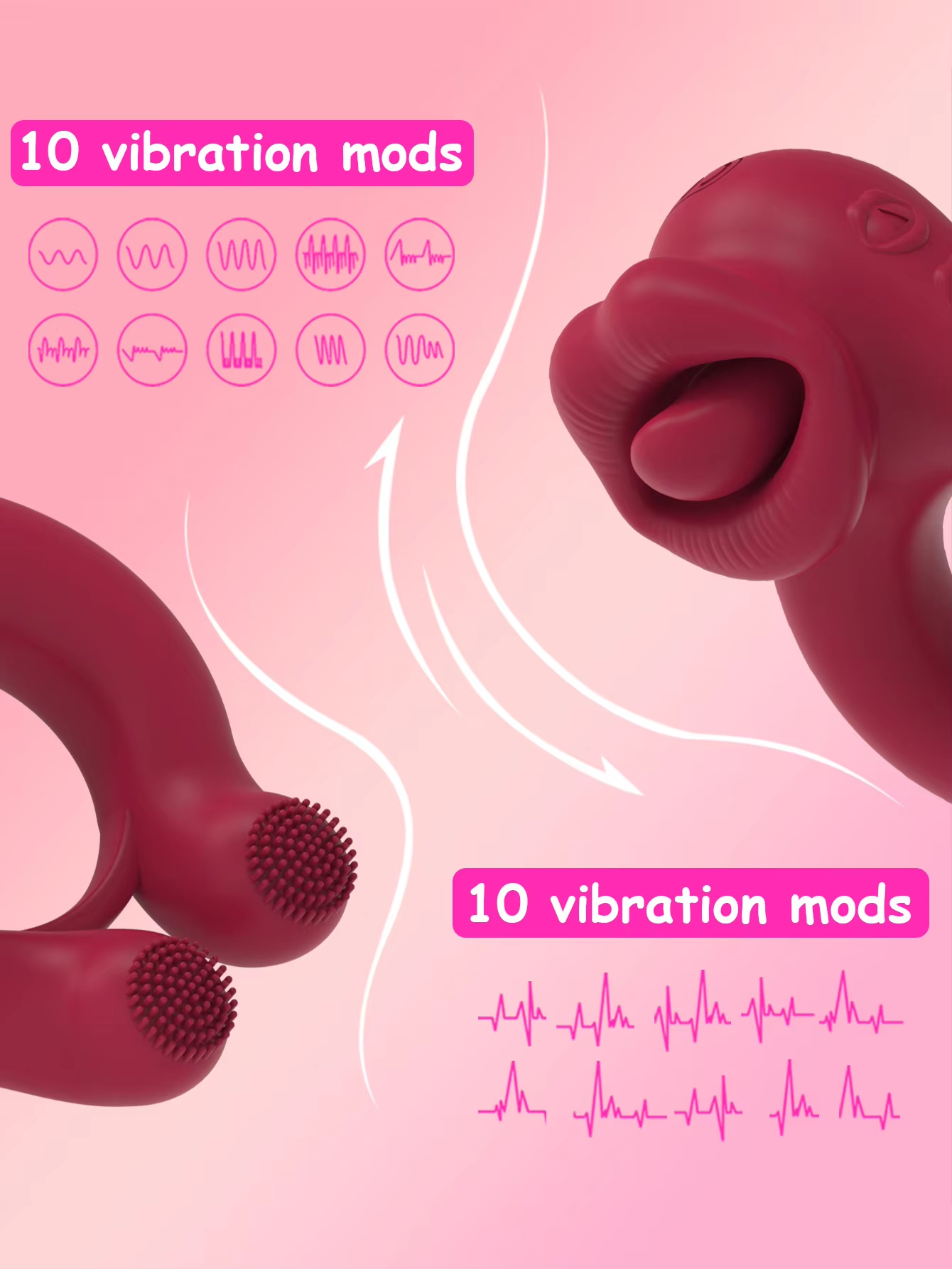 Cockring mit Vibrations funktion