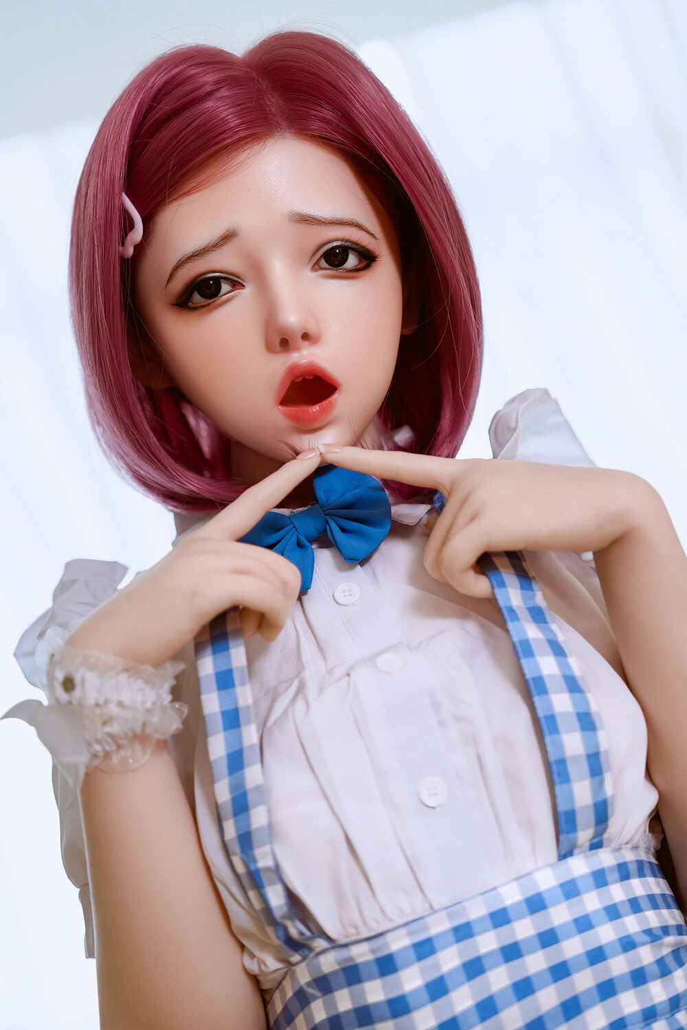 roten kurzen Haaren niedliche Real doll