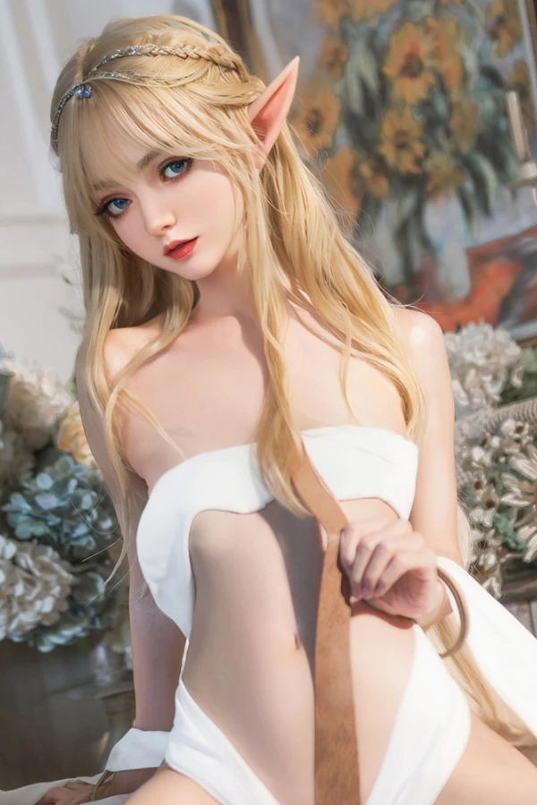 grünen Augen und flacher Brust Love doll
