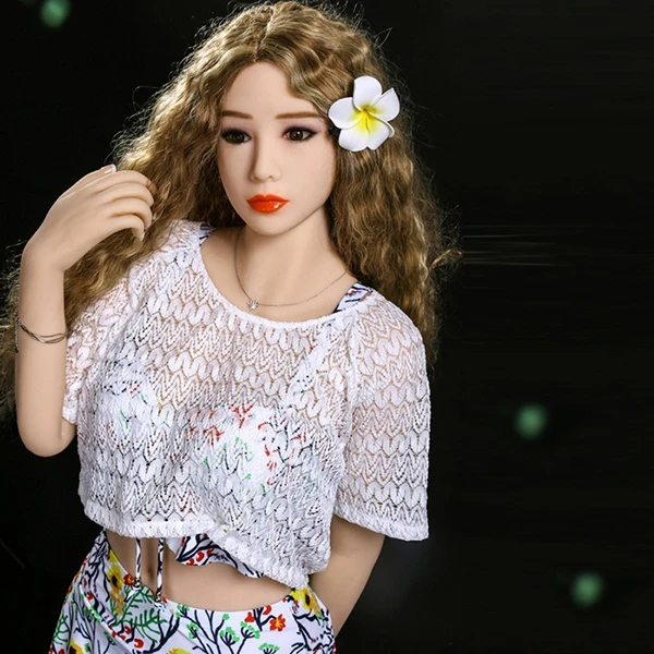 Sexpuppe Kallie | Blonde Asiatische Süße Love doll mit kleiner Oberweite